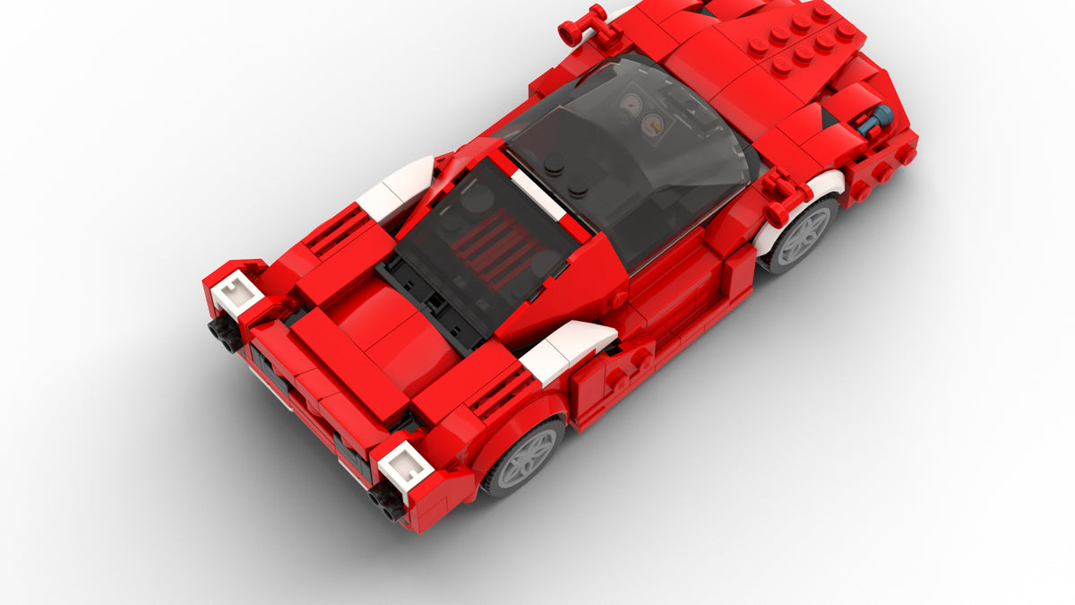 Rotes Super-Rennauto Bausatz (366 Teile) – Bild 9 | LuxeStyle