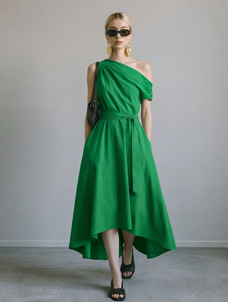 Elegantes Off-Shoulder Kleid mit Schnürung – Bild 16 | LuxeStyle