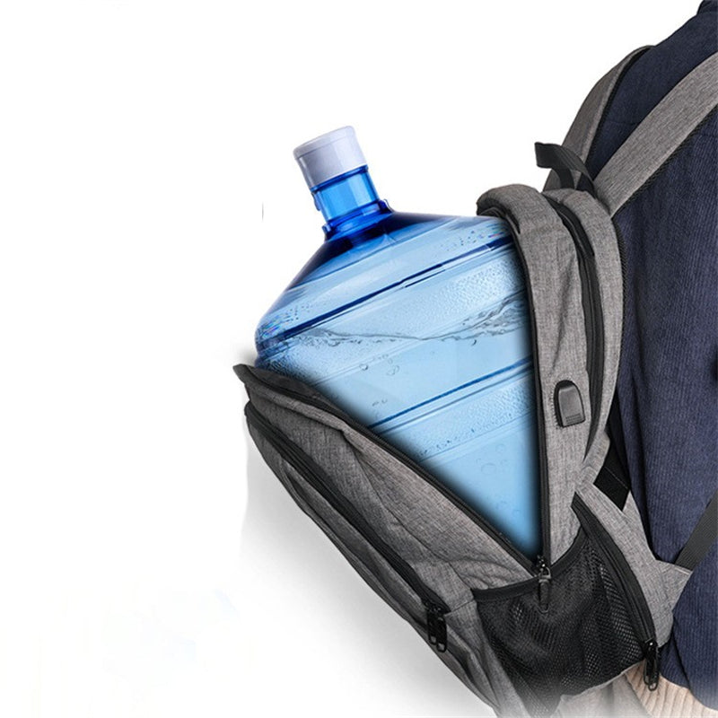 Nylon Business Rucksack mit USB-Ladefunktion – Bild 3 | LuxeStyle