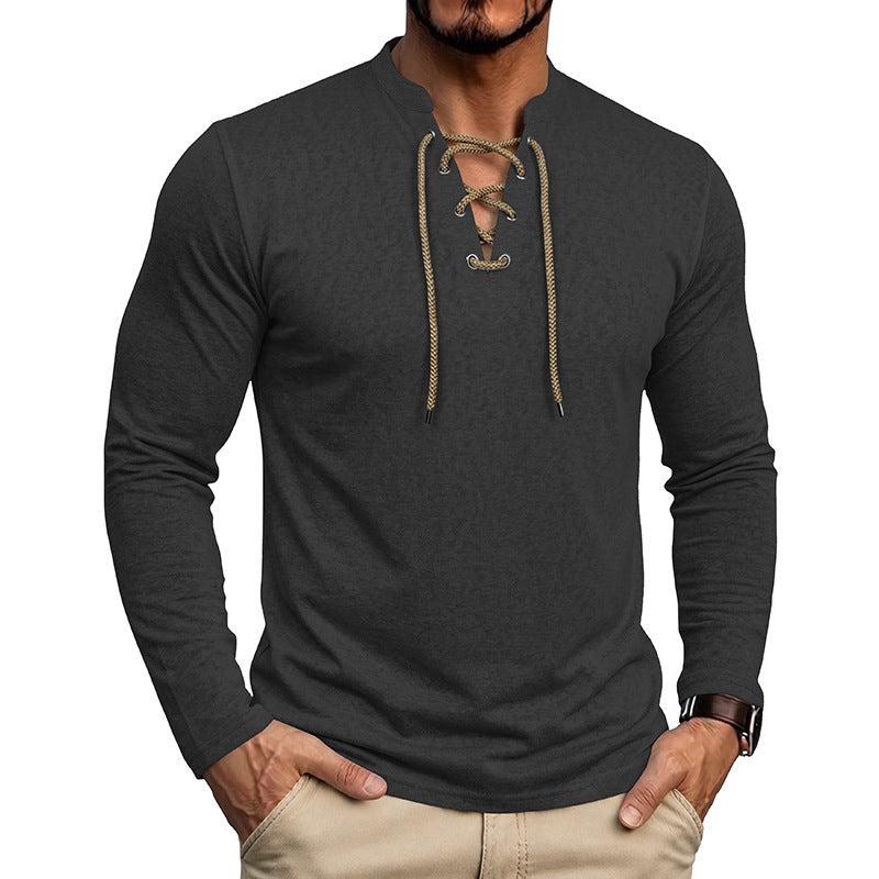 Herren Langarmshirt Baumwollmischung – Bild 5 | LuxeStyle