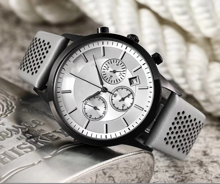 Herren Quarzuhr mit Kautschukarmband – Bild 8 | LuxeStyle