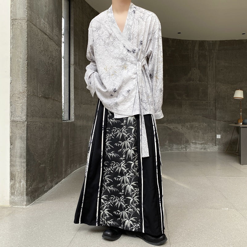 Chinesische Graustreifen-Hemd – Bild 3 | LuxeStyle