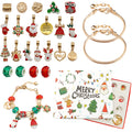 Adventskalender mit 24 Teilen für ein Charm-Armband zum Selbstgestalten – Ausführung Gold
