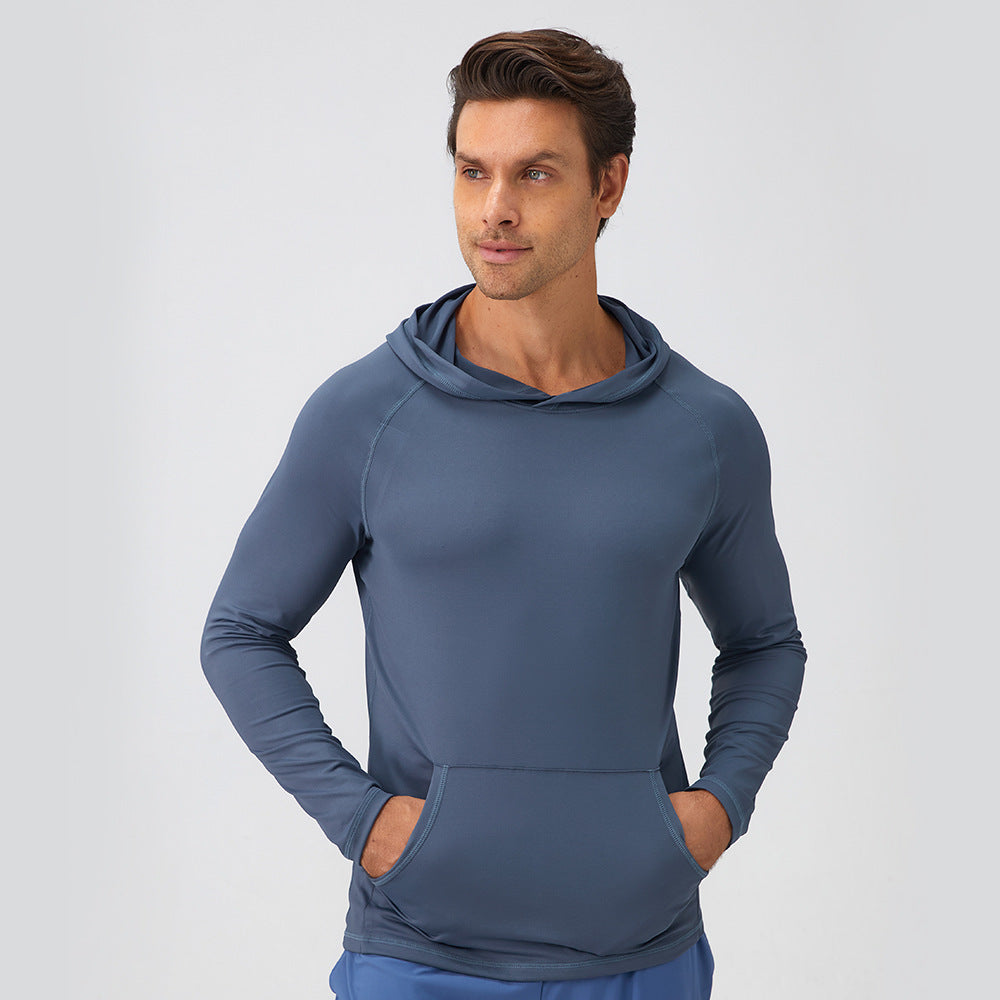 Männer Sweatshirt mit Kapuze, feuchtigkeitsableitend – Bild 4 | LuxeStyle