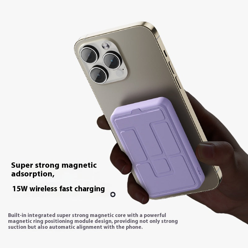 Magnetische kabellose Powerbank mit Halterung