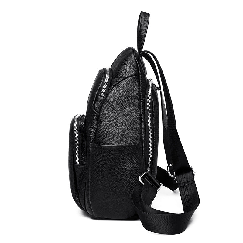 Anti-Diebstahl Rucksack aus Rindsleder – Bild 2 | LuxeStyle