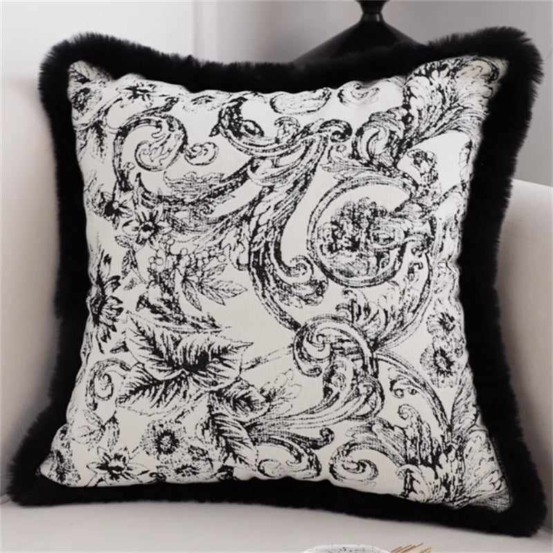 Jacquard Kissenbezug für Lendenstützkissen | LuxeStyle