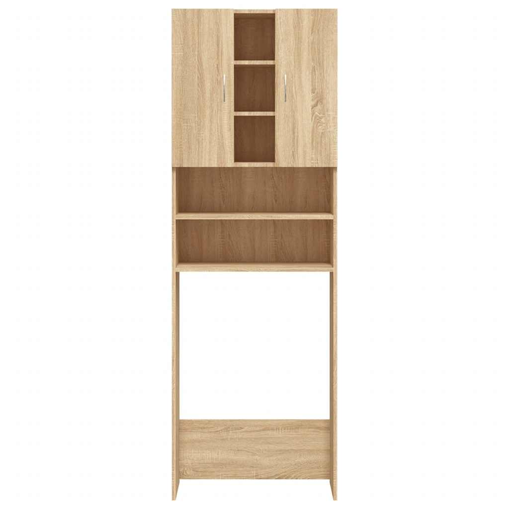 Waschmaschinen-Schrank Sonoma Eiche 64x25