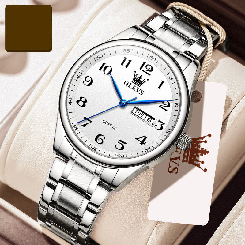 Wasserdichte Herrenuhr mit Kalenderfunktion – Bild 4 | LuxeStyle