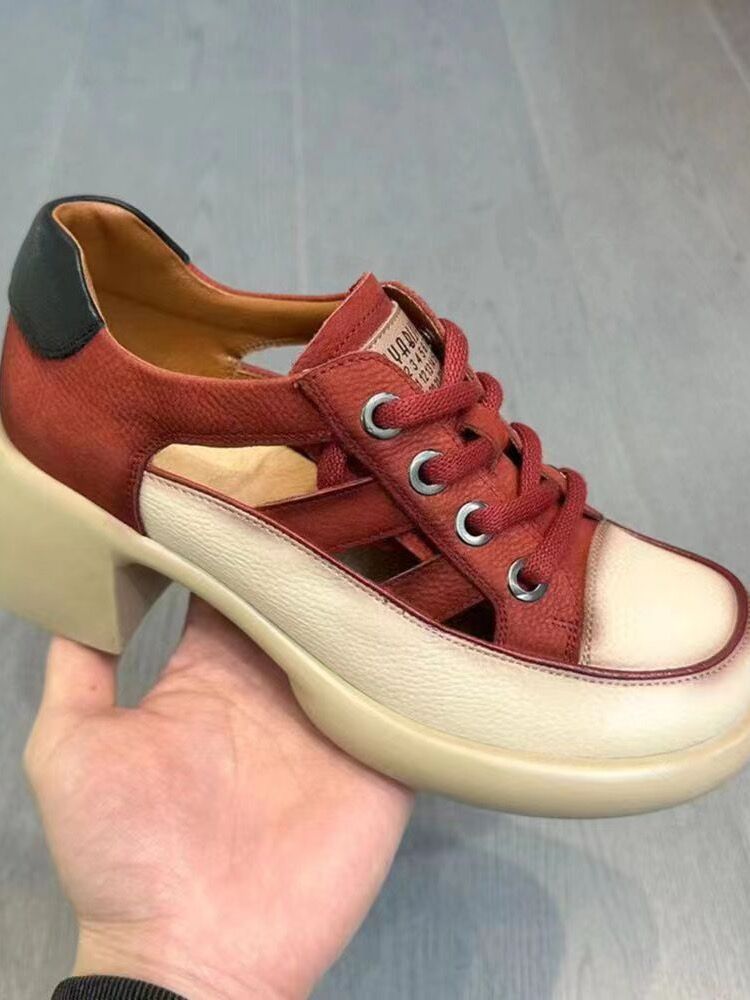 Damen Plateau-Sandalen mit Chunky-Absatz – Bild 17 | LuxeStyle