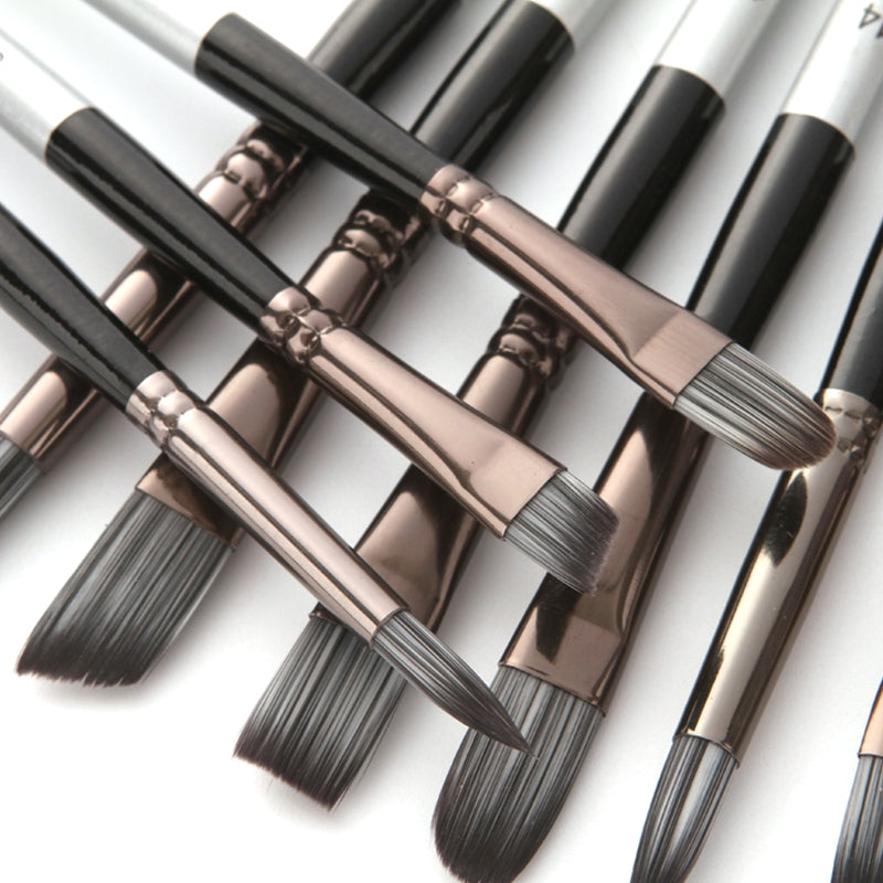 24er-Set Nylonhaarpinsel für diverse Maltechniken – Bild 3 | LuxeStyle