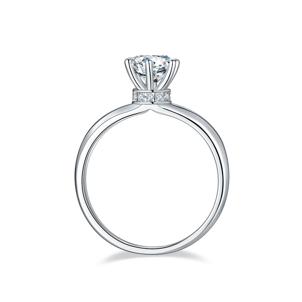 Moissanite Verlobungsring