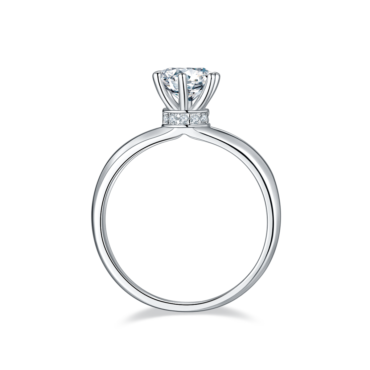 Moissanite Verlobungsring
