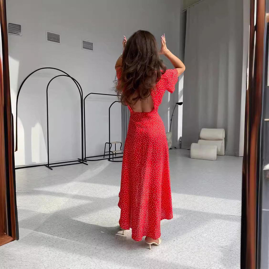 Roter Polka-Dot Rock – Bild 4 | LuxeStyle