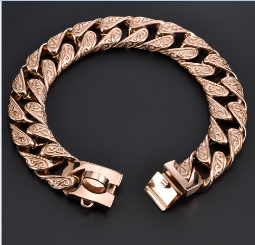 Hundehalsband aus Metall für starke Rassen – Bild 3 | LuxeStyle