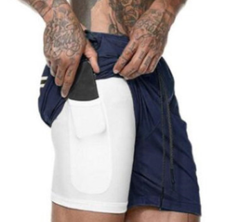 Kompression-Shorts mit Taschen