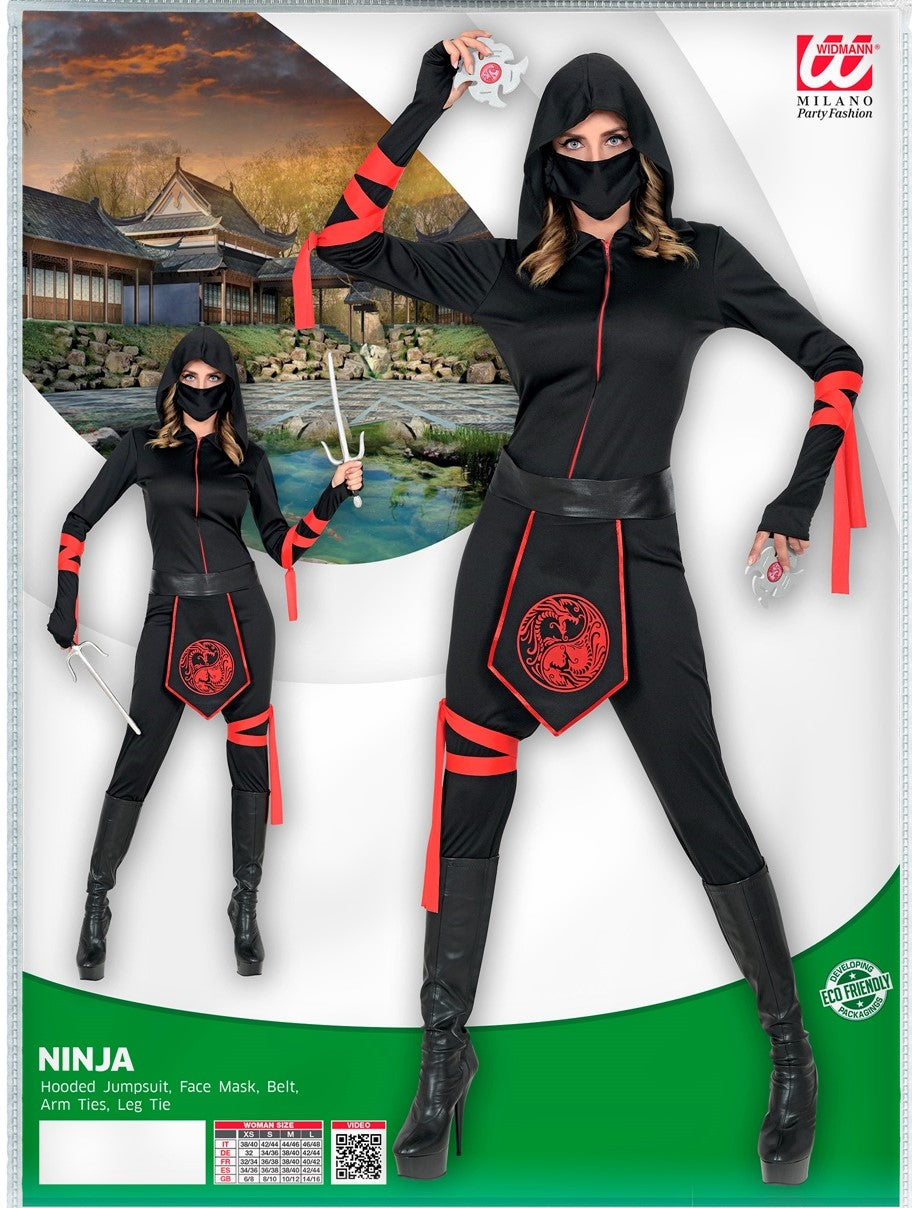 Kostüm Ninja Overall Gr. M