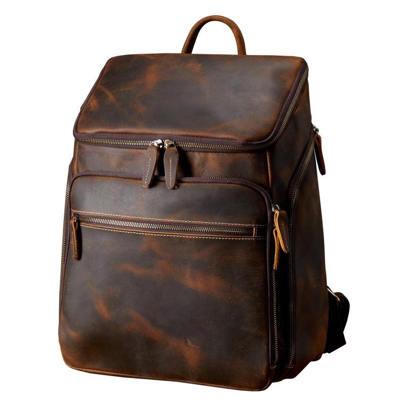 Vintage Rucksack aus Rindsleder