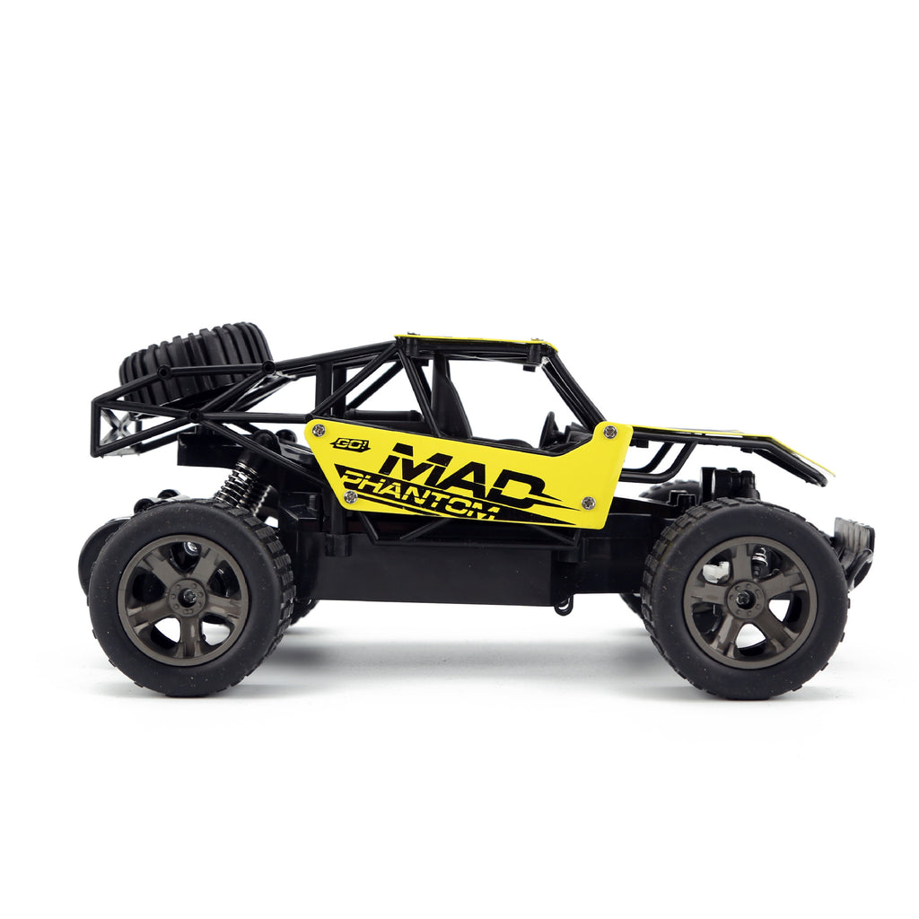 High-Speed RC Drift Car, 1:18, blau/gelb