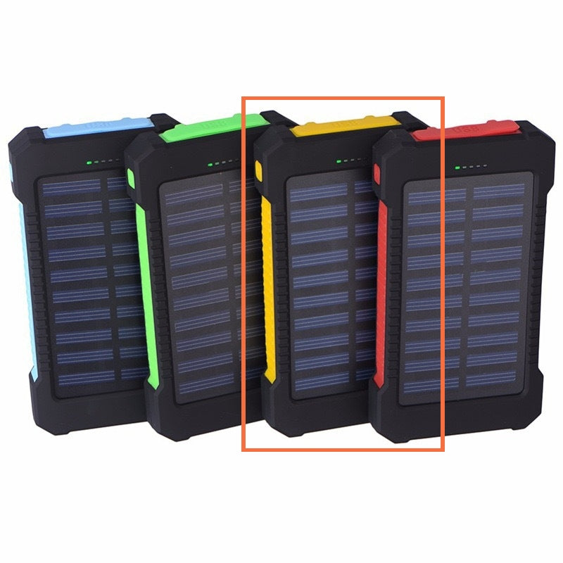 Outdoor Solar Powerbank 20000mAh mit LED & Kompass