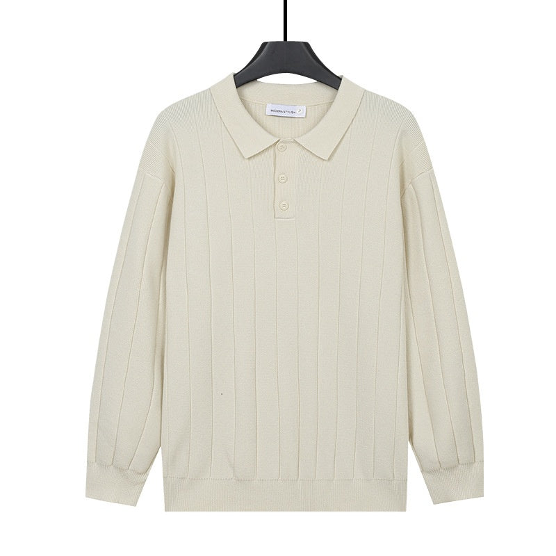 Herren Strickpullover mit langen Ärmeln – Bild 9 | LuxeStyle