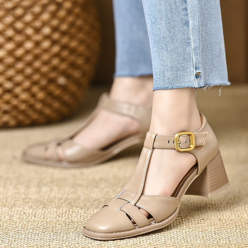 Chunky Sandalen mit Schnalle – Bild 1 | LuxeStyle
