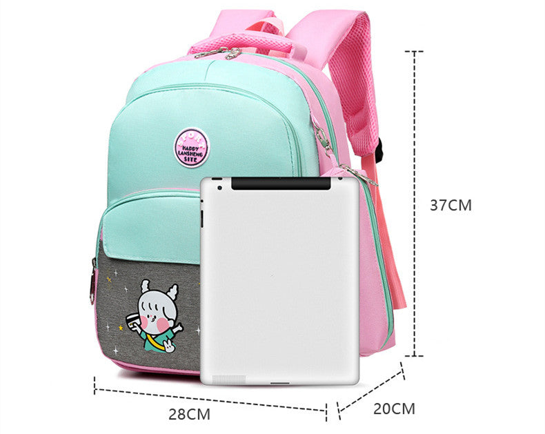 Leichter Rucksack mit Rillen-Schutz für Grundschüler