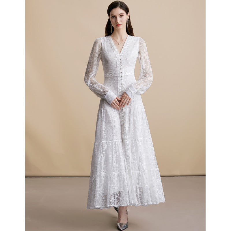 Elegantes Off-Shoulder A-Linien Kleid