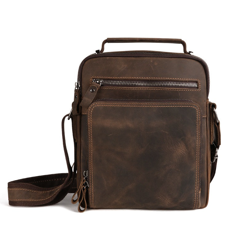 Retro Leder Umhängetasche für Herren | LuxeStyle