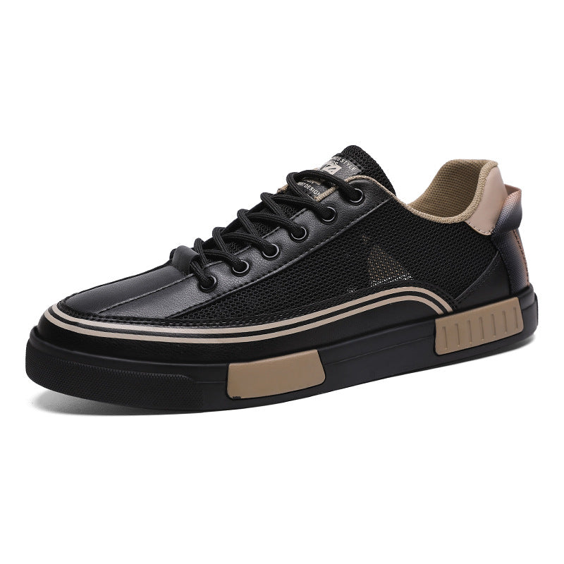 Herren-Sneaker mit Farbblock und Netzstoff – Bild 7 | LuxeStyle