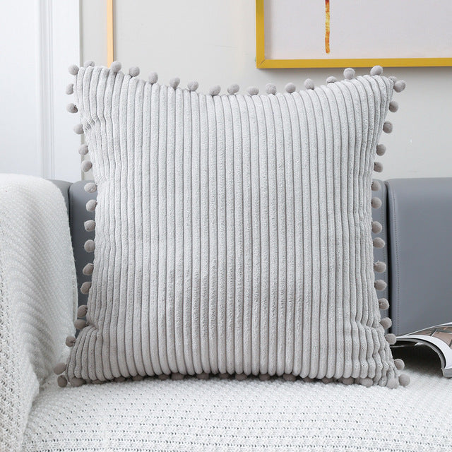 Gestreifter Flanell-Kissenbezug – Bild 18 | LuxeStyle