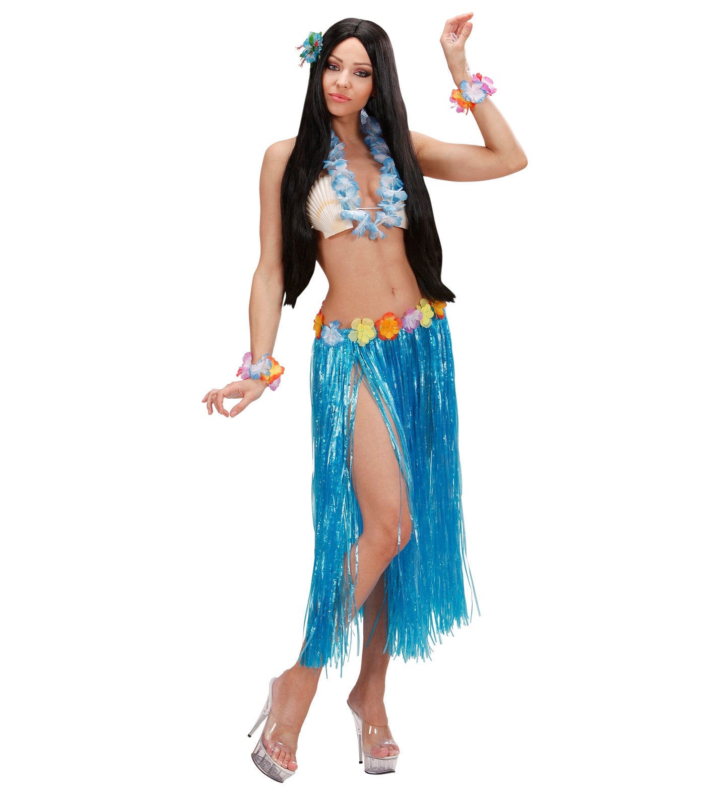 Hawaiirock 78 cm blau