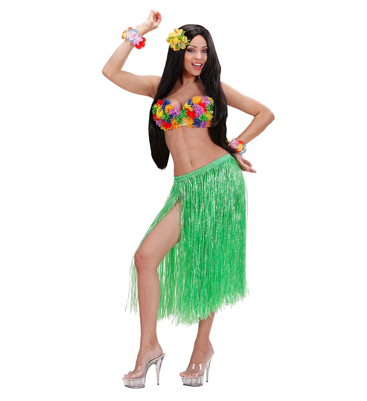 Hawaiirock 75 cm grün