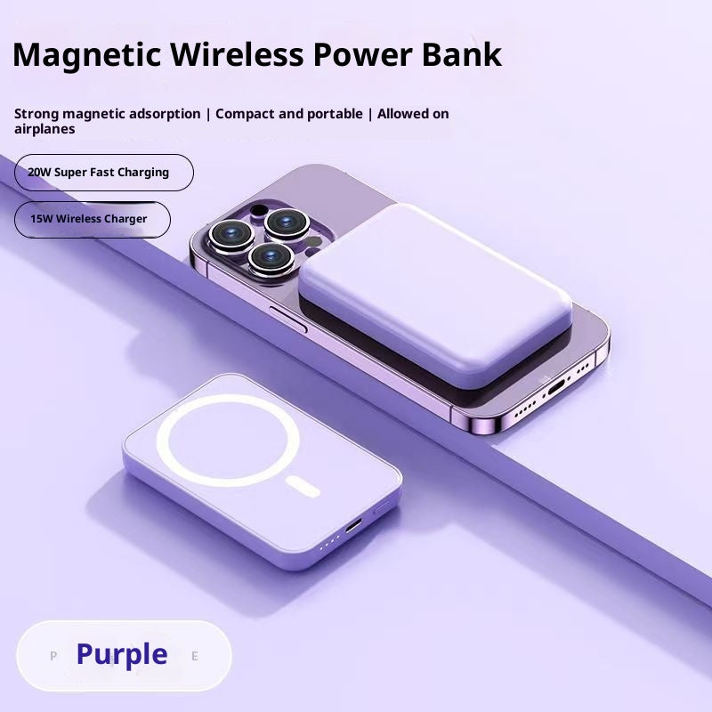 Magnetische Wireless Powerbank mit Schnellladung