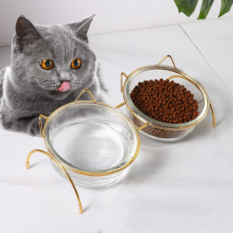 Glas-Futternapf für Katzen und kleine Hunde | LuxeStyle