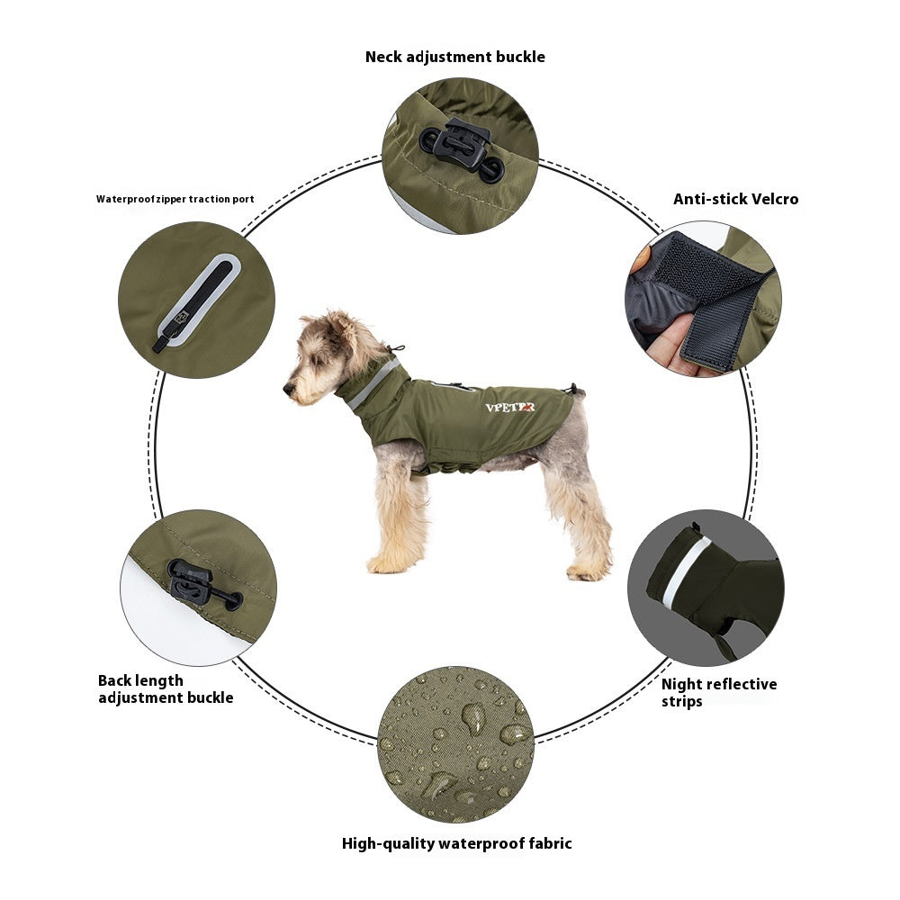 Regenponcho fuer Hunde
