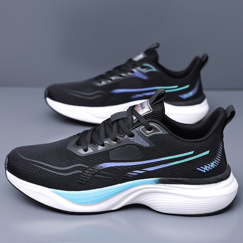 Bequeme Laufschuhe mit dicker Sohle