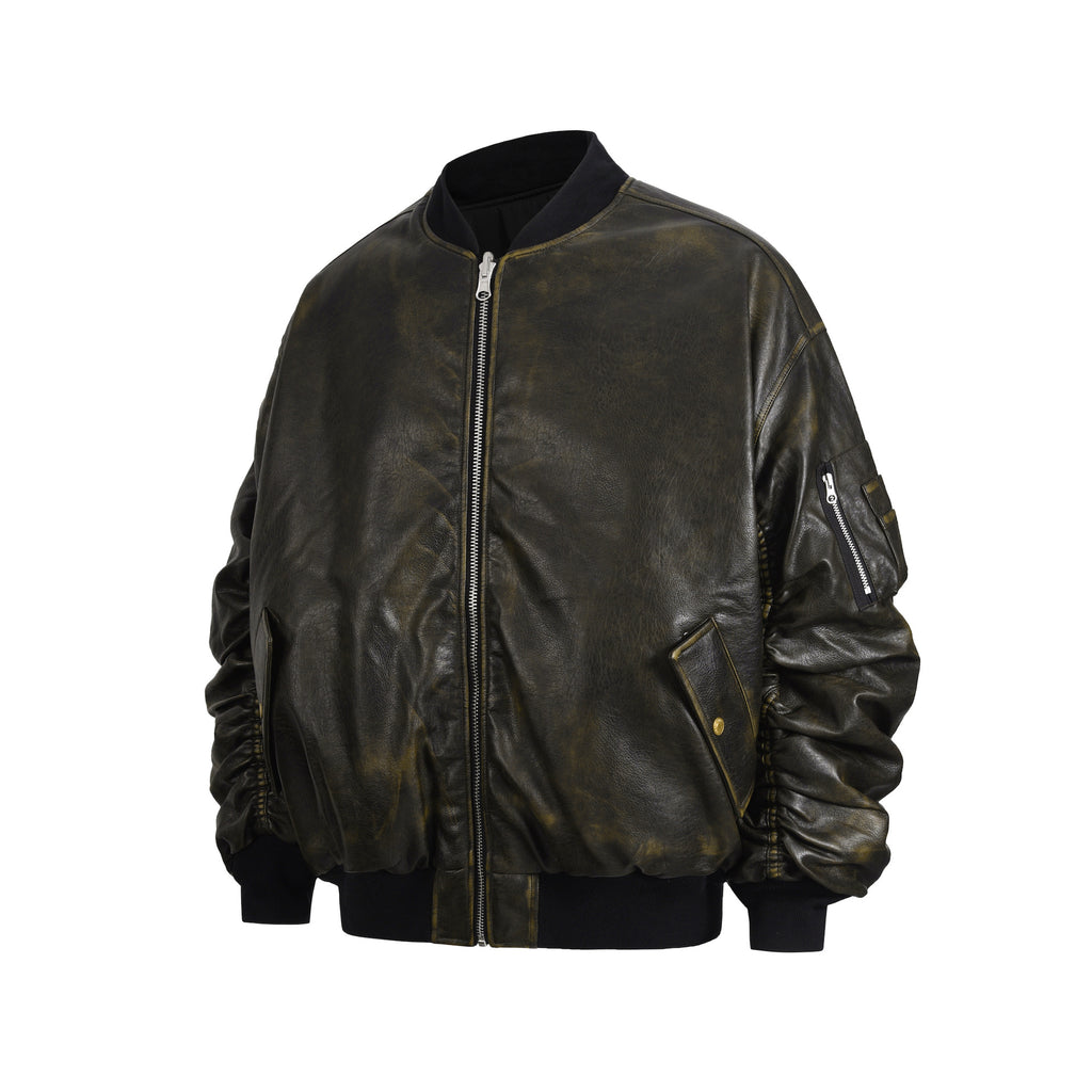 Retro Pilotenjacke Baumwoll-Jacke für Herren – Bild 4 | LuxeStyle