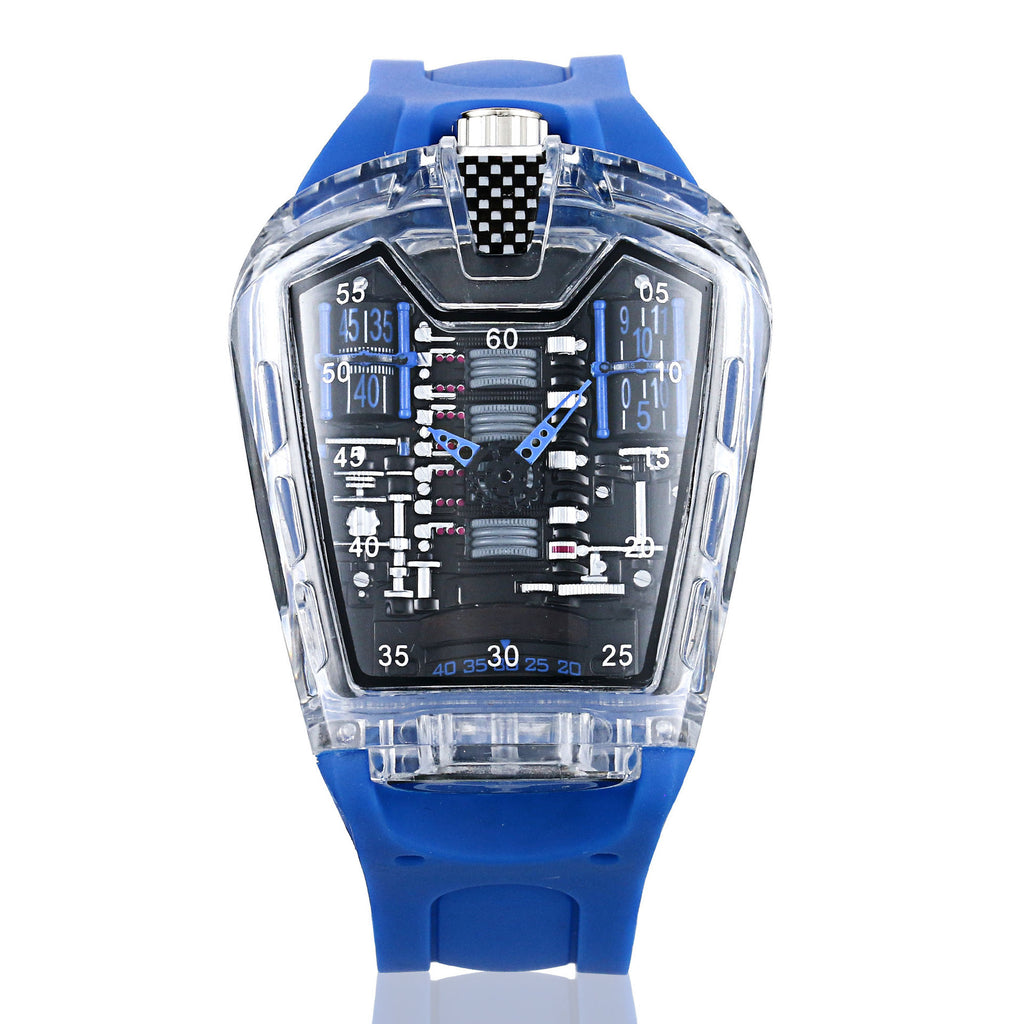 Quarzuhr mit Silikonarmband – Bild 3 | LuxeStyle