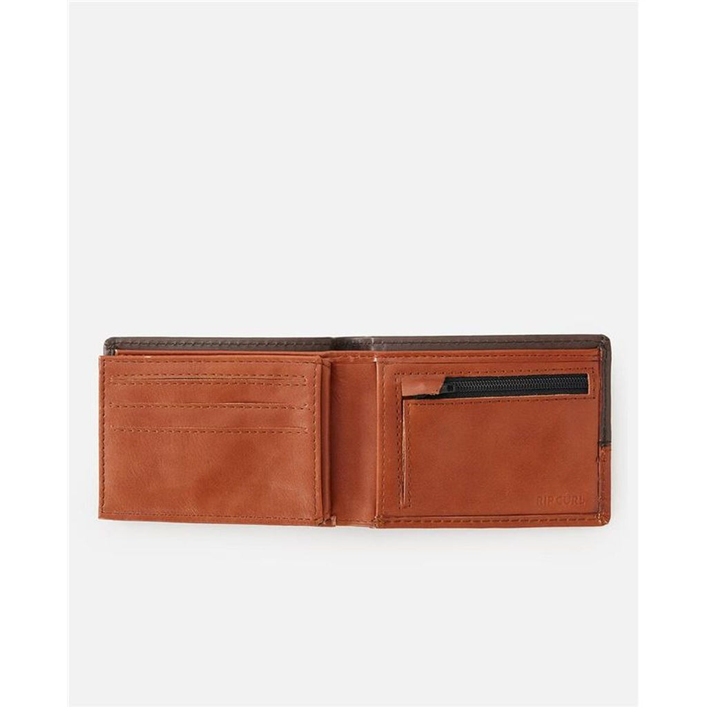 Herren Portemonnaie Rip Curl Corpawatu Icon Pu Slim Braun