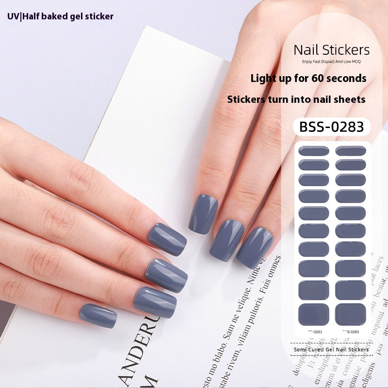 Pure Color UV Gel-Nagelsticker