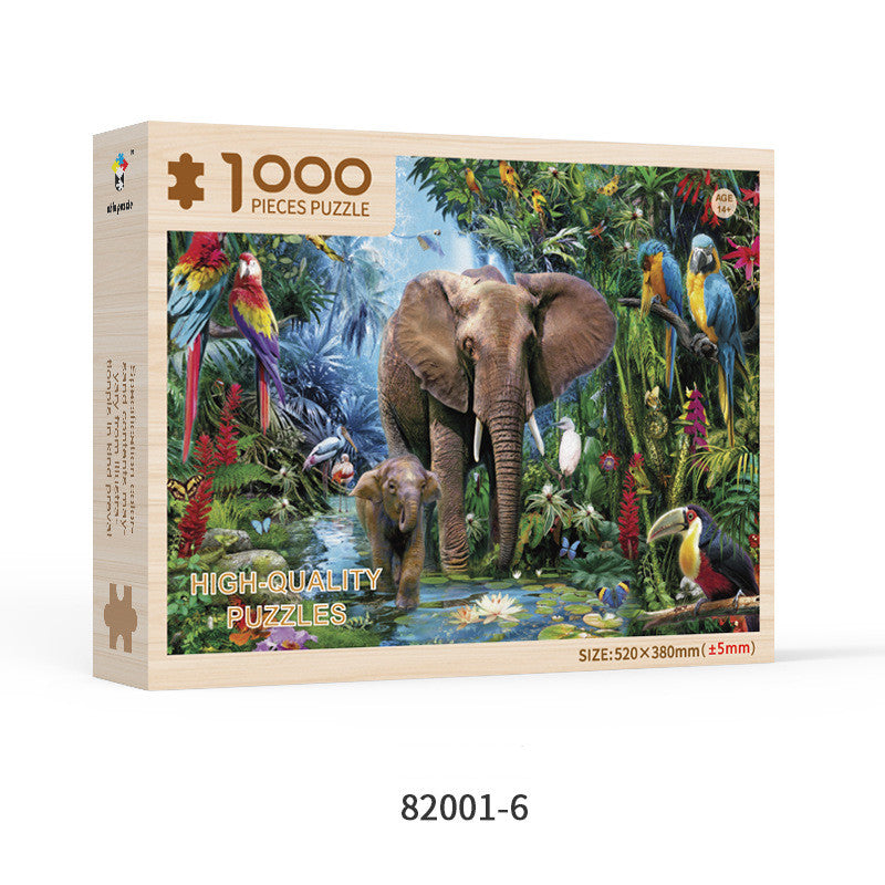 Holzpuzzle für Erwachsene – 1000 Teile – Bild 4 | LuxeStyle