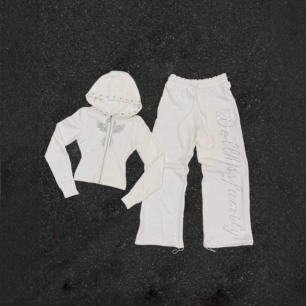 Y2K Harajuku Hoodie & Hose Set