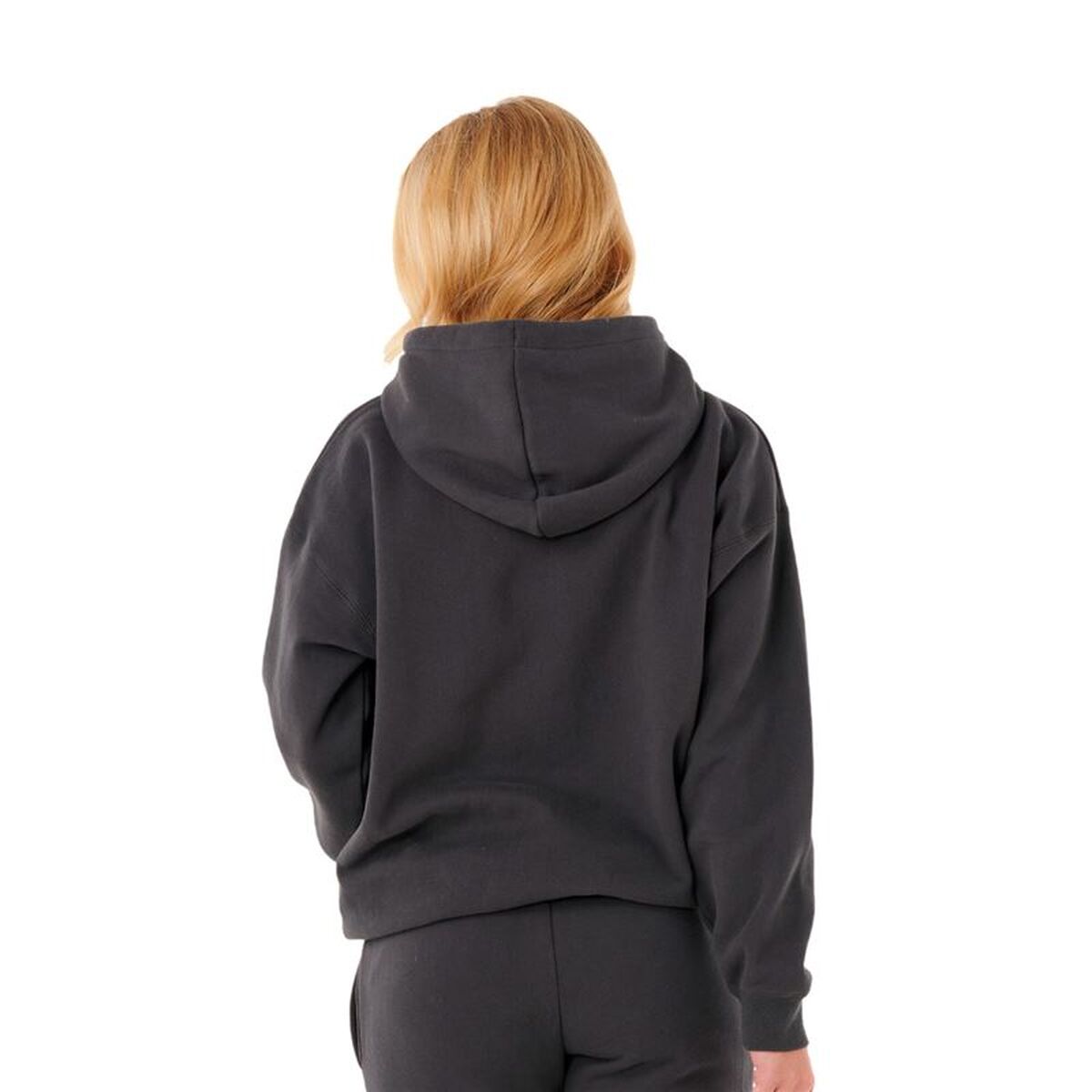 Damen Sweater mit Kapuze Rip Curl Varsity Hoodie Schwarz