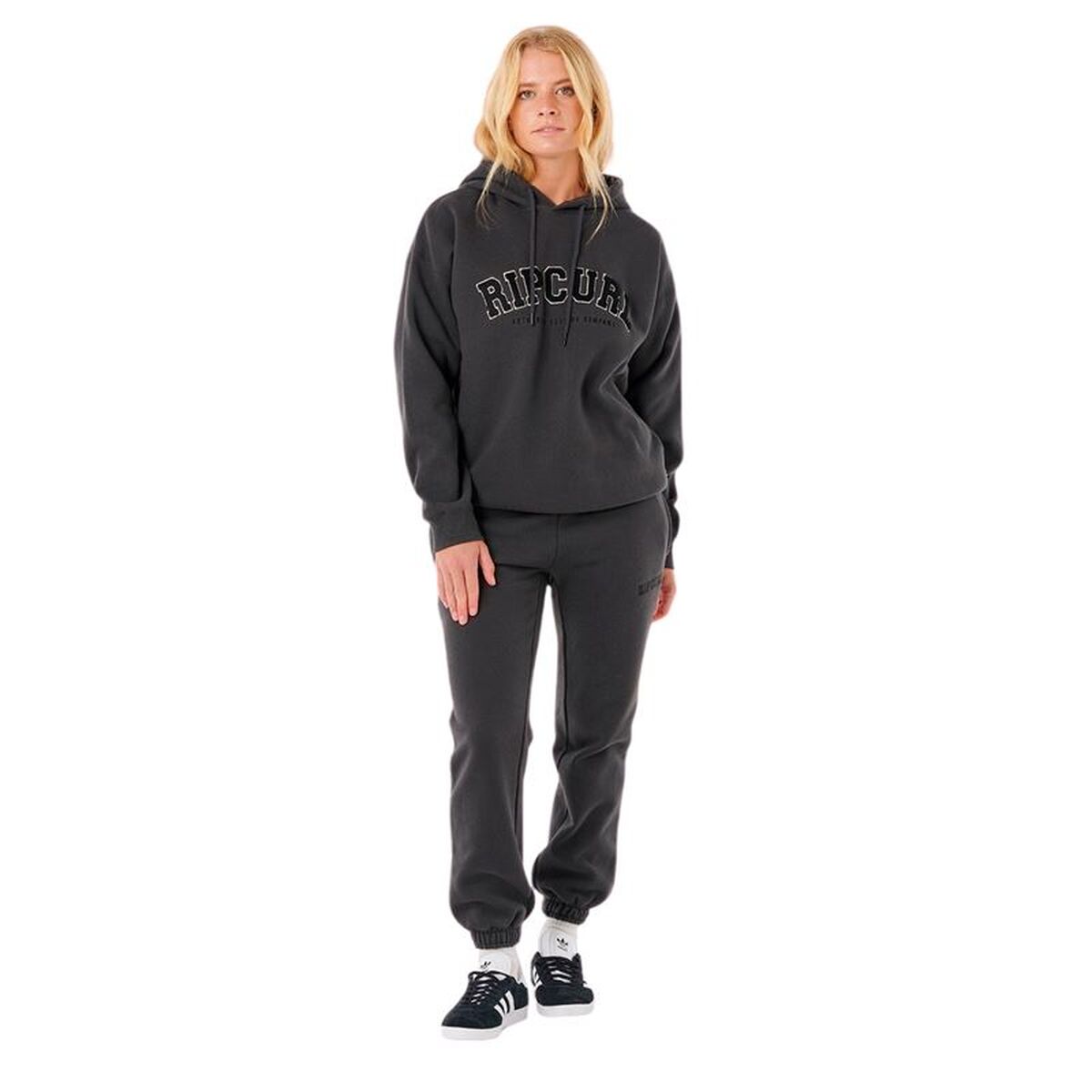 Damen-Hoodie «Rip Curl» Varsity Schwarz