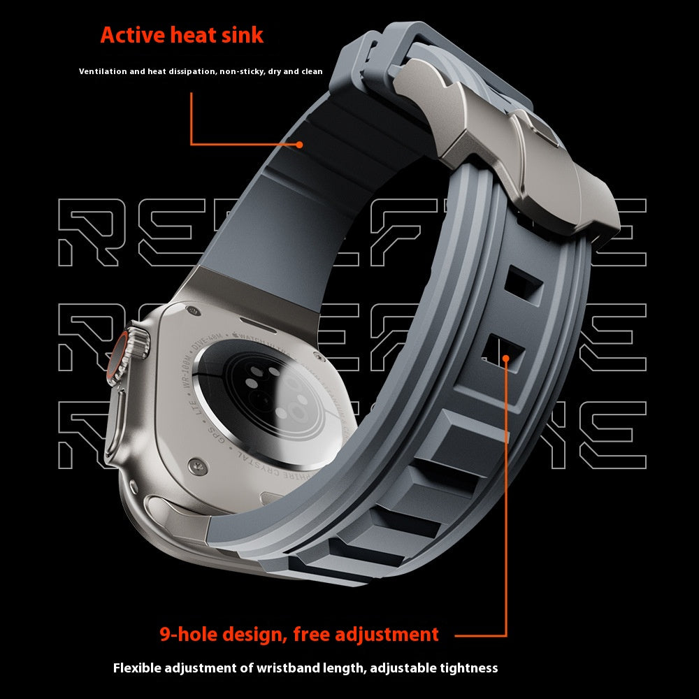 Cross Nail Silikonarmband für Apple Watch