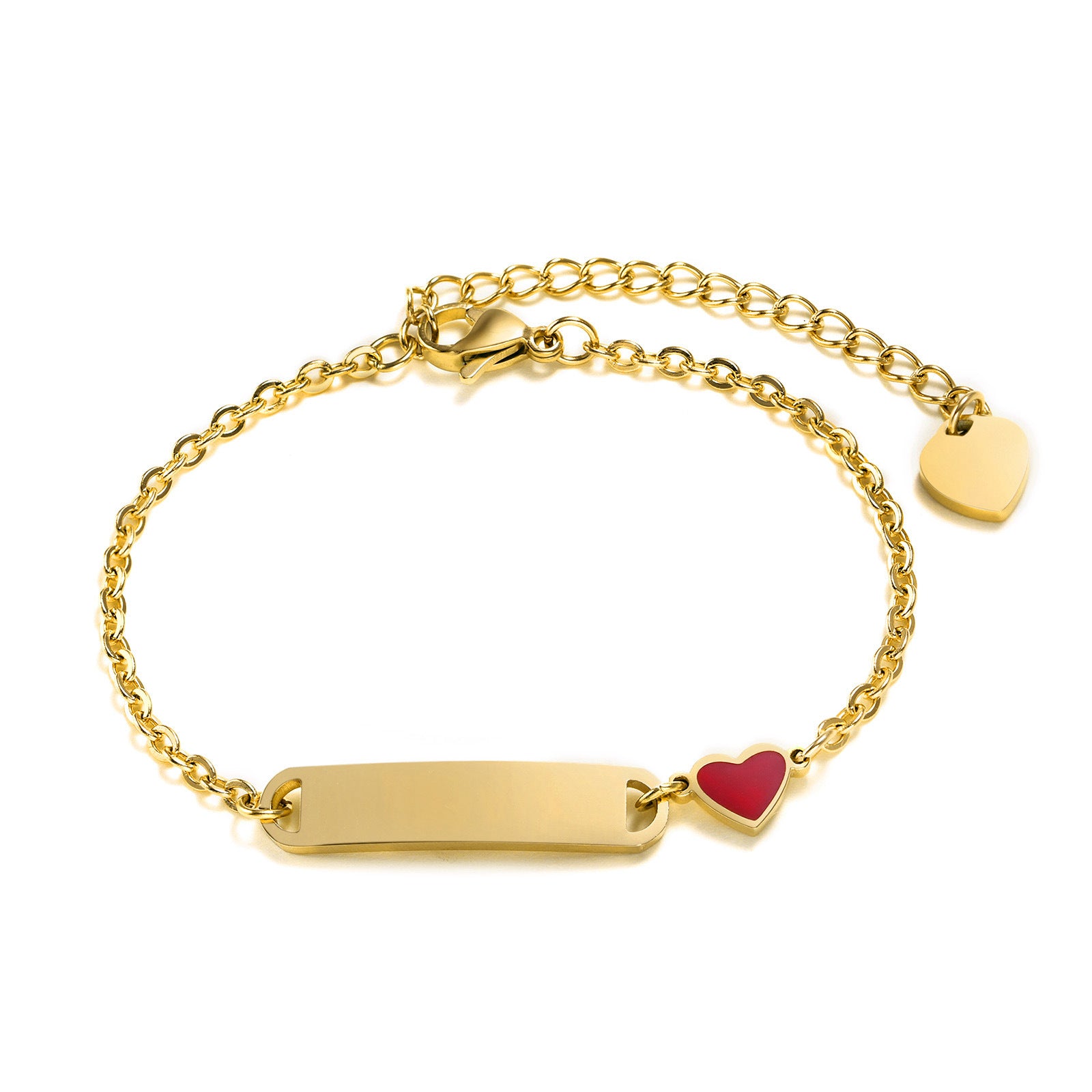 Herz-Armband aus Edelstahl
