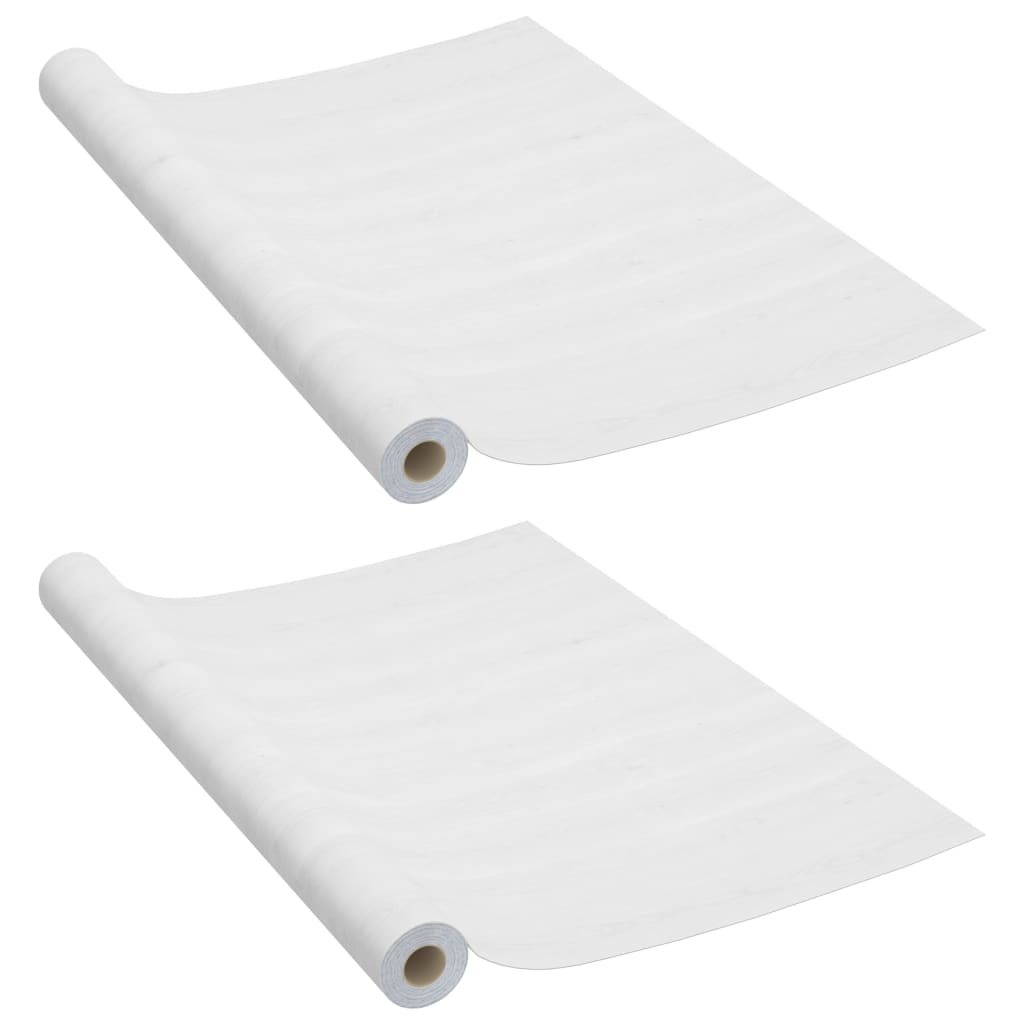 Selbstklebende Türenfolie, 2 Stück, Weiss PVC