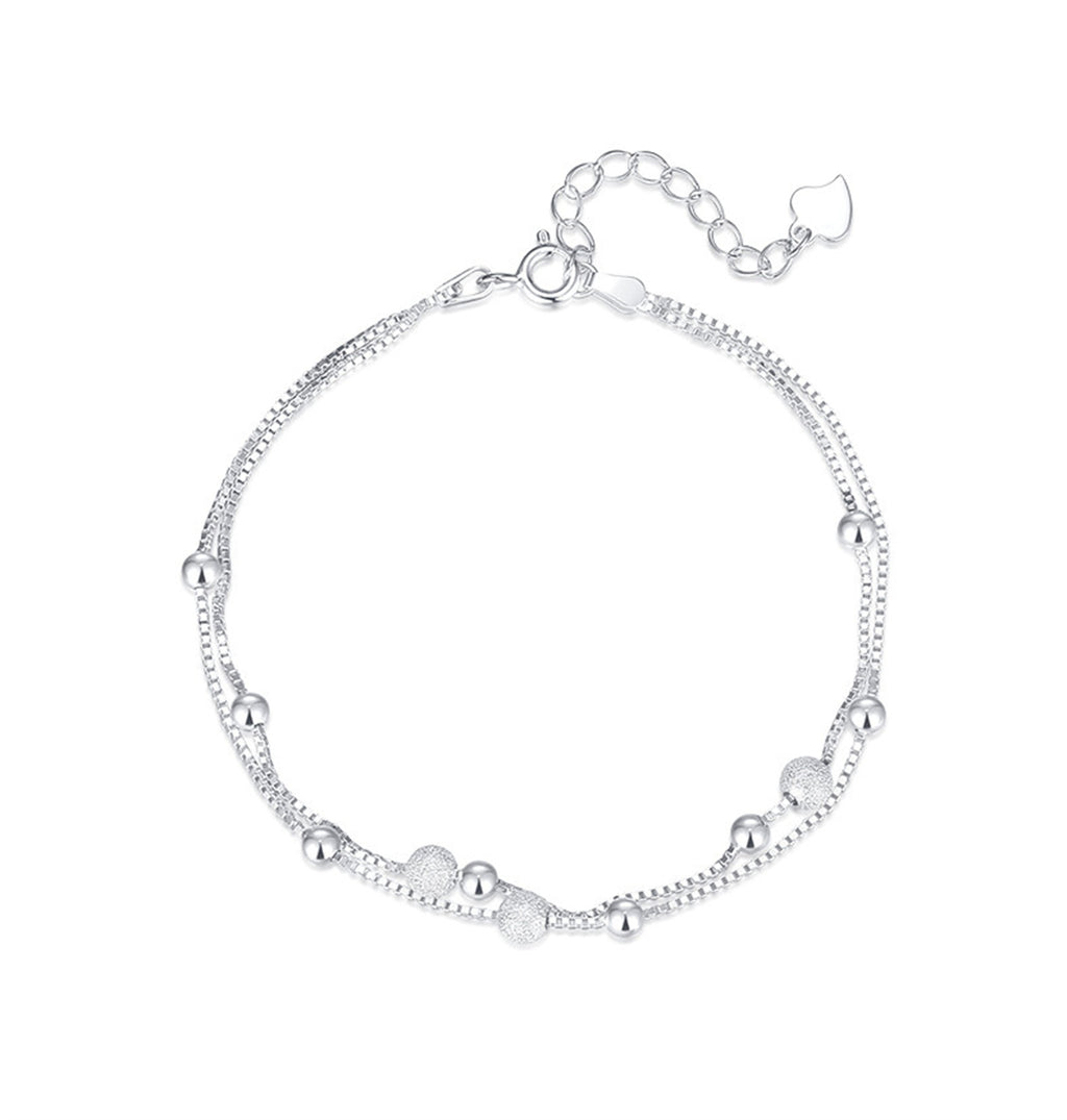 Doppelreihiges Armband mit Perlen – Bild 3 | LuxeStyle