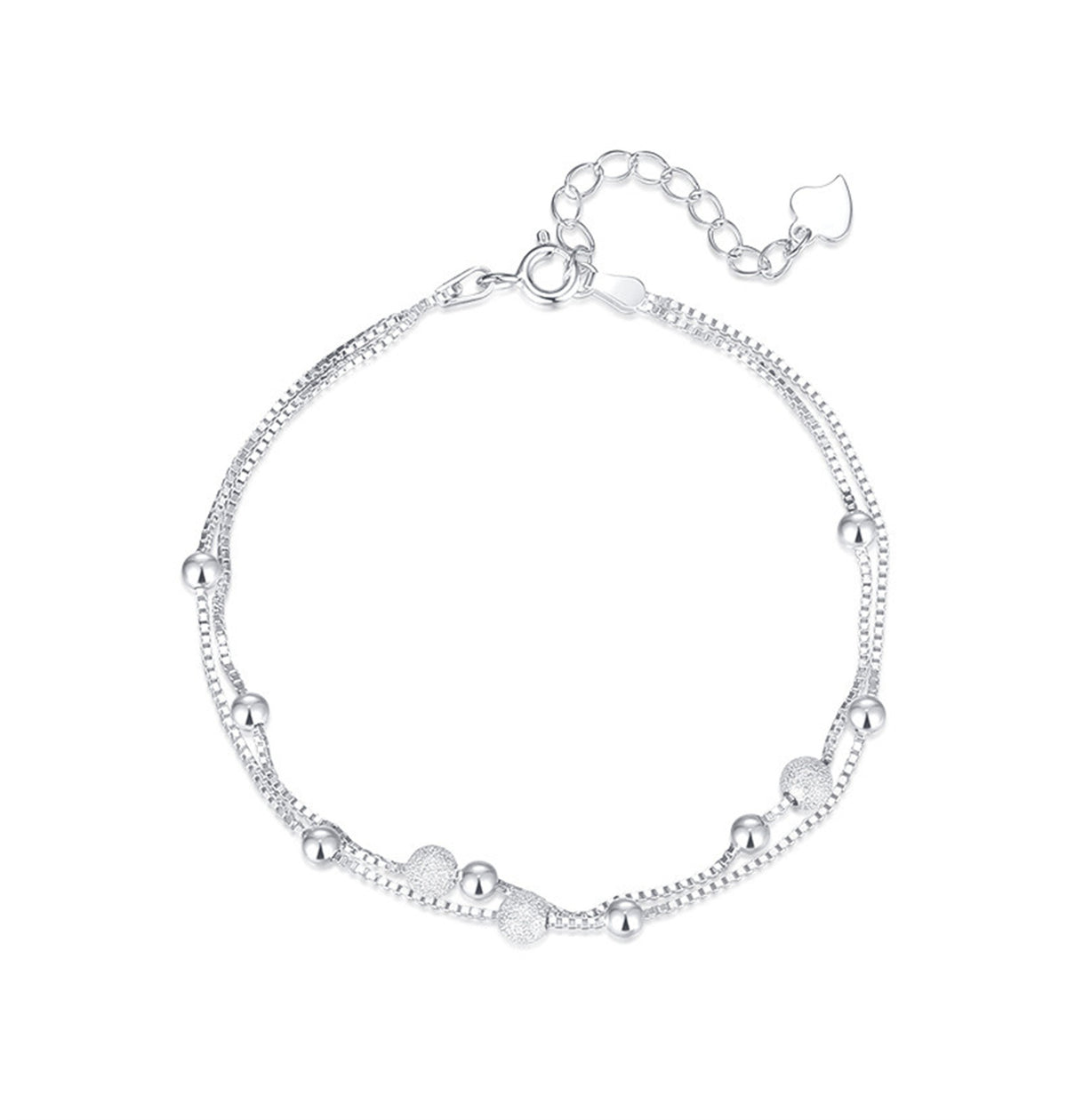 Doppelreihiges Armband mit Perlen – Bild 3 | LuxeStyle